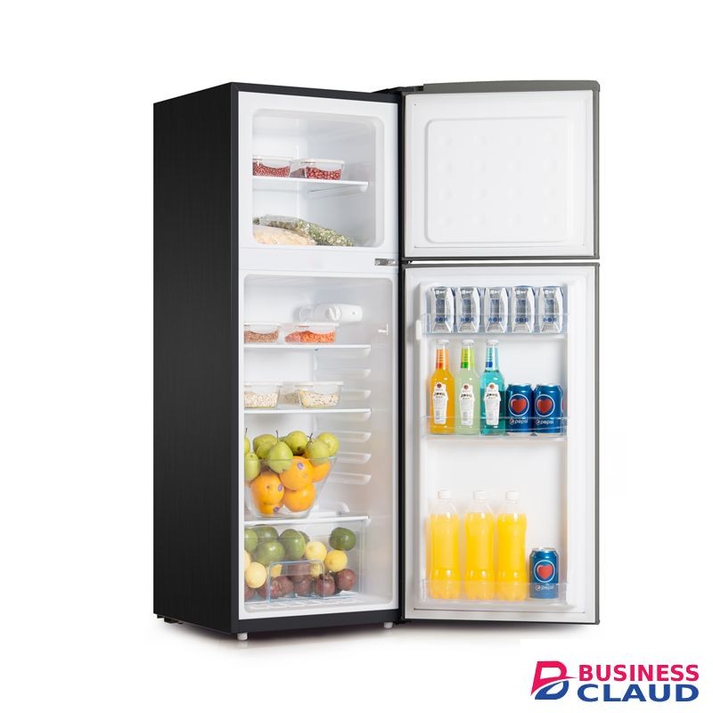 VON VART-19DHS Double Door Fridge 136L - Silver (1YR WRTY)