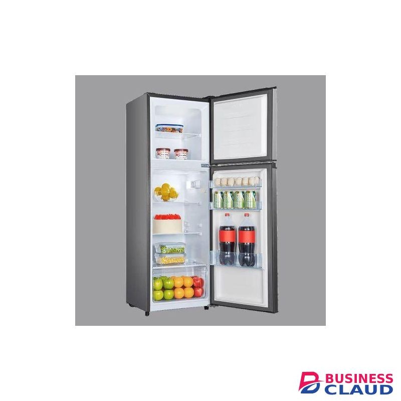 Hisense Fridge 154 Liters Double Door - Silver (2 Years Warranty)