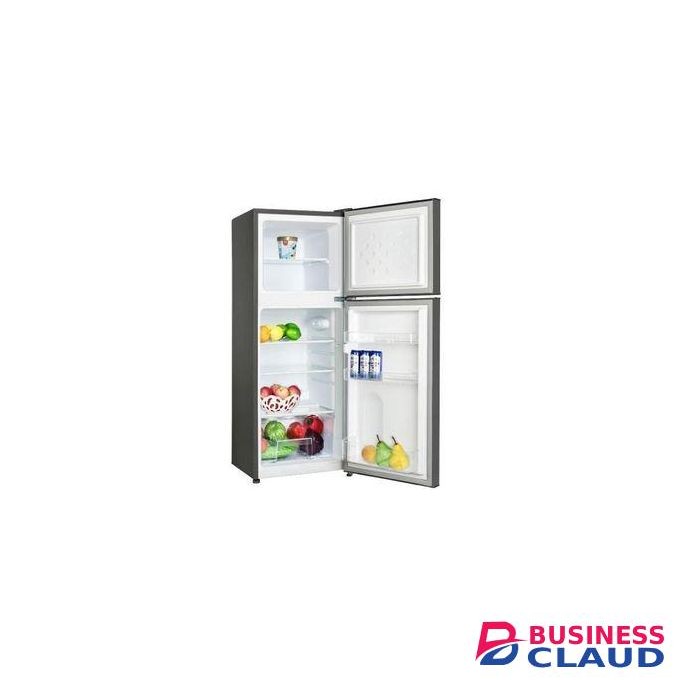 Fridge, 255L, 2 Door Top Mount Freezer No Frost (Frost Free), Dark Silver, Home Use And Suitable For Hotels.