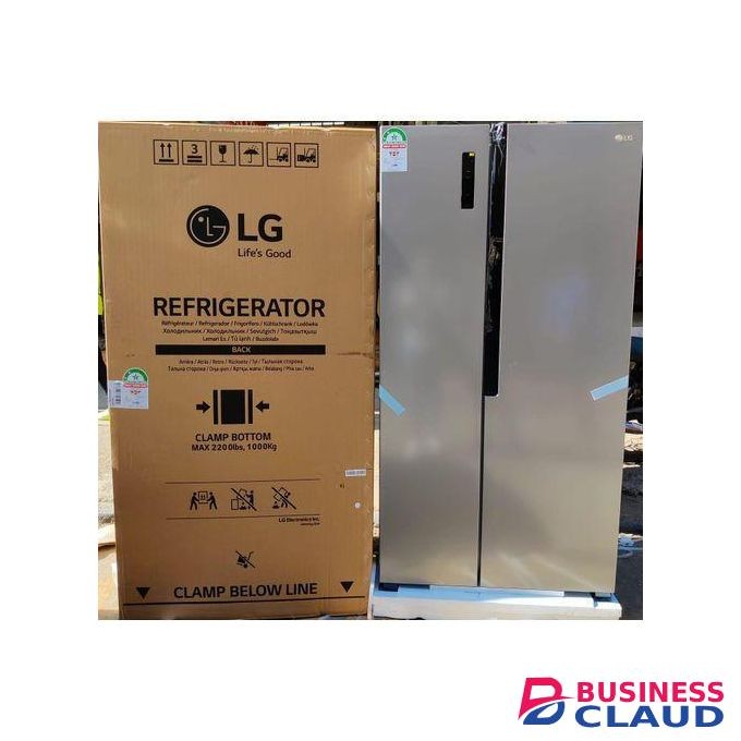 LG Side by Side Fridge, 519 L - Multi Air Flow, Touch LED Display, Tempered Glass Shelve