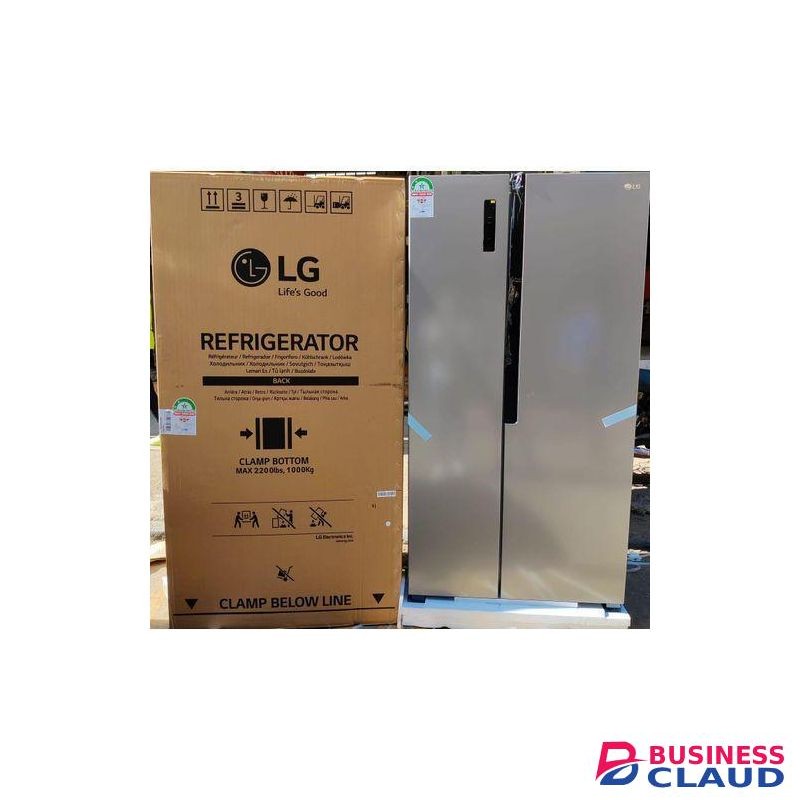 LG Side by Side Fridge, 519 L - Multi Air Flow, Touch LED Display, Tempered Glass Shelve