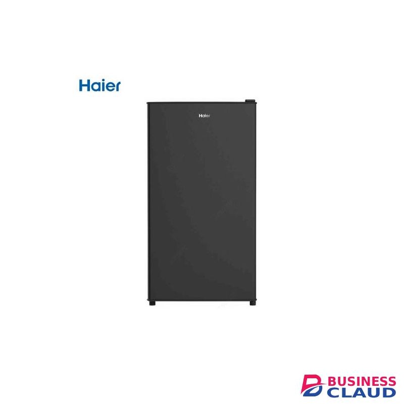 Haier HR-135BLUK2KE 90L Single Door Fridge with Wide range compressor and 10L freezer - Black