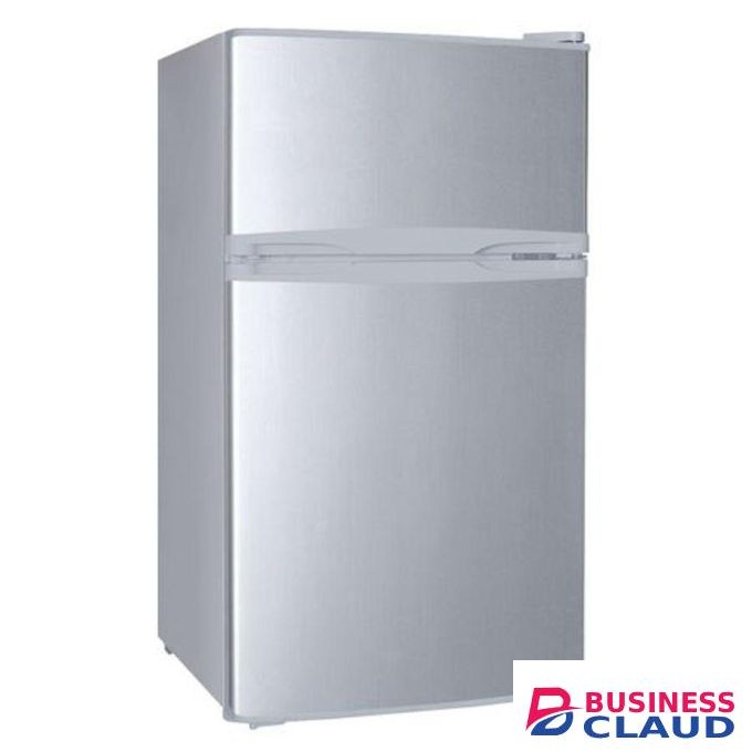 Roch RFR-110D-B Double Door Fridge, 85L ? Silver (1YR WRTY)