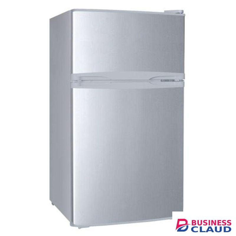 Roch RFR-110D-B Double Door Fridge, 85L ? Silver (1YR WRTY)