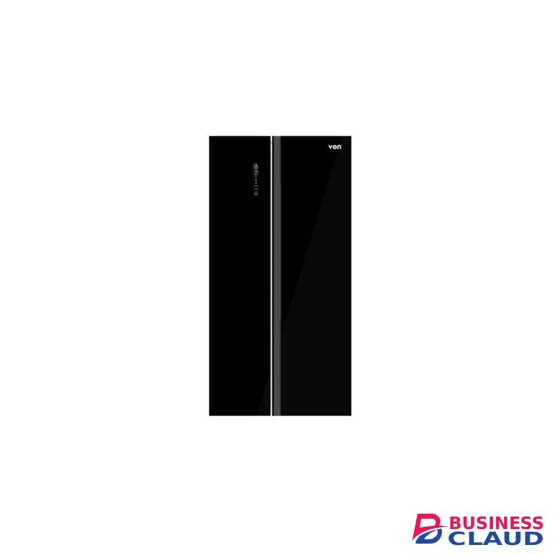 VON 429L Side-by-Side Fridge – Elegant Black Finish, Large Capacity, Energy Efficient , Premium Cooling On Businessclaud
