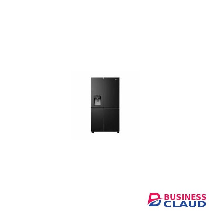 Hisense 628L Fridge Side by Side with Water Dispenser & Ice Cube Maker (Black)