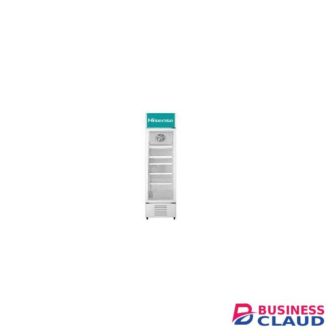 Hisense 382L Showcase Fridge, Single Glass Door Commercial Display with Lock & Key