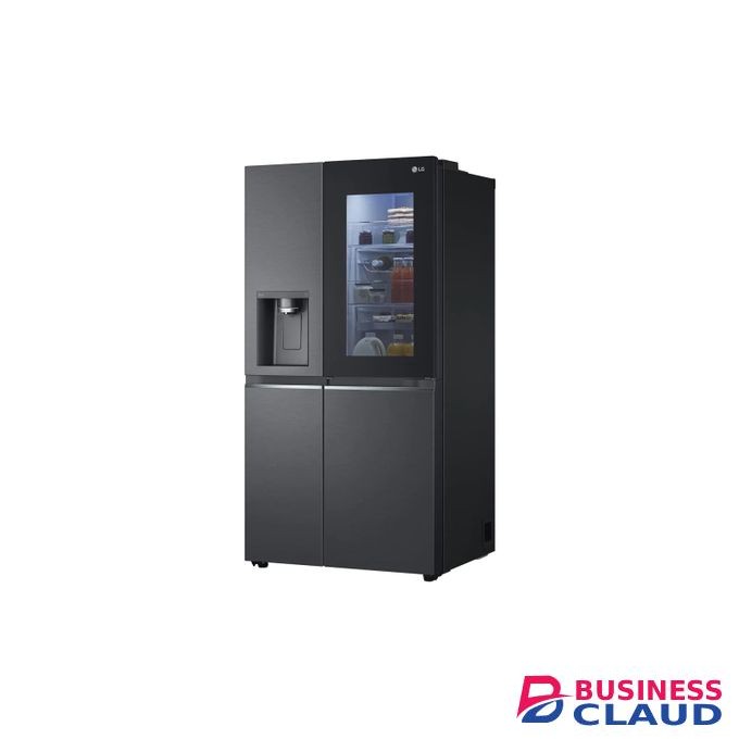 LG GC-X257CQES Net 635(L) InstaView Door-in-Door™ Fridge with UVnano®, Matte Black