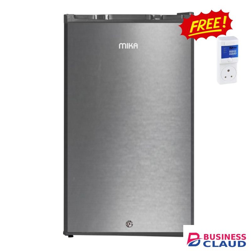 Mika 93L Single Door Refridgerator Direct Cool Top Mounted Freezer Inox Line Brush With FREE Fridge Guard Gift 1Yr Warranty