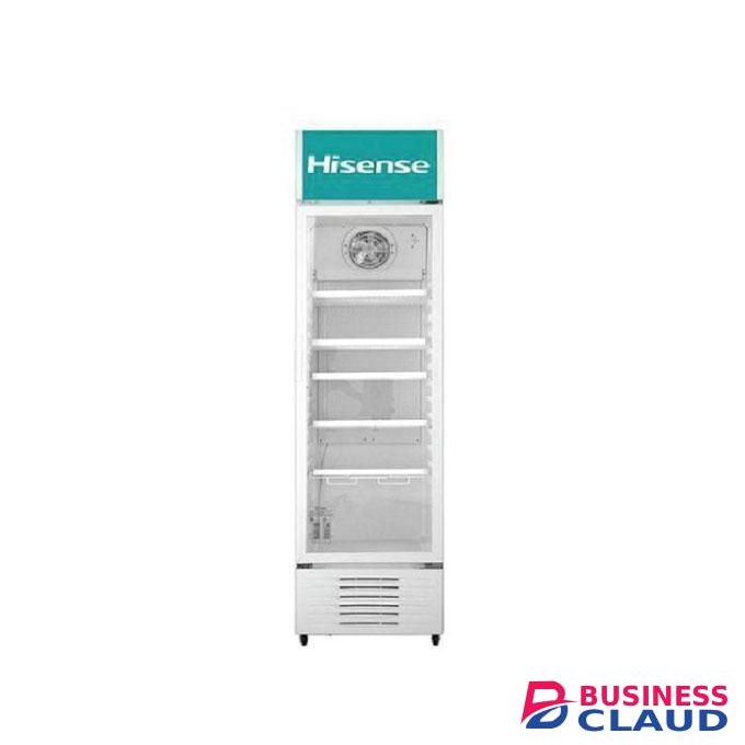 Hisense 382L Showcase Glass Door Fridge Beverage Display with Door Lock, Energy Efficient Cooling Chiller & 2 Years Warranty