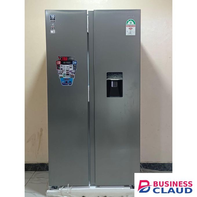 MIKA 595L Side-by-Side No Frost Fridge – AI Inverter, H2O Dispenser & 4 Smart Cooling Zones