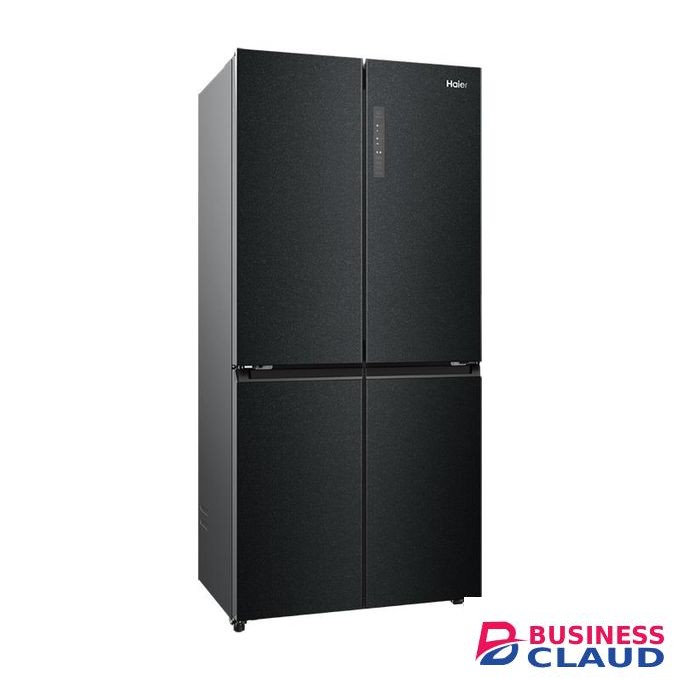 Haier 433L No Frost Four Door Fridge Twin Inverter HRF 525MB - Gemstone Black (2YRs WRTY)