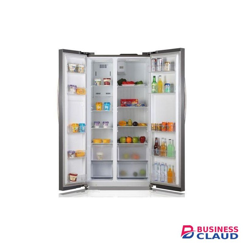 Ramtons RF/265 - 527L Side By Side LED Fridge - Silver (1YR WRTY)