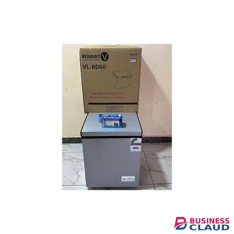 VOLSMART 60 Litres Deep Chest Freezer Plus fridge guard