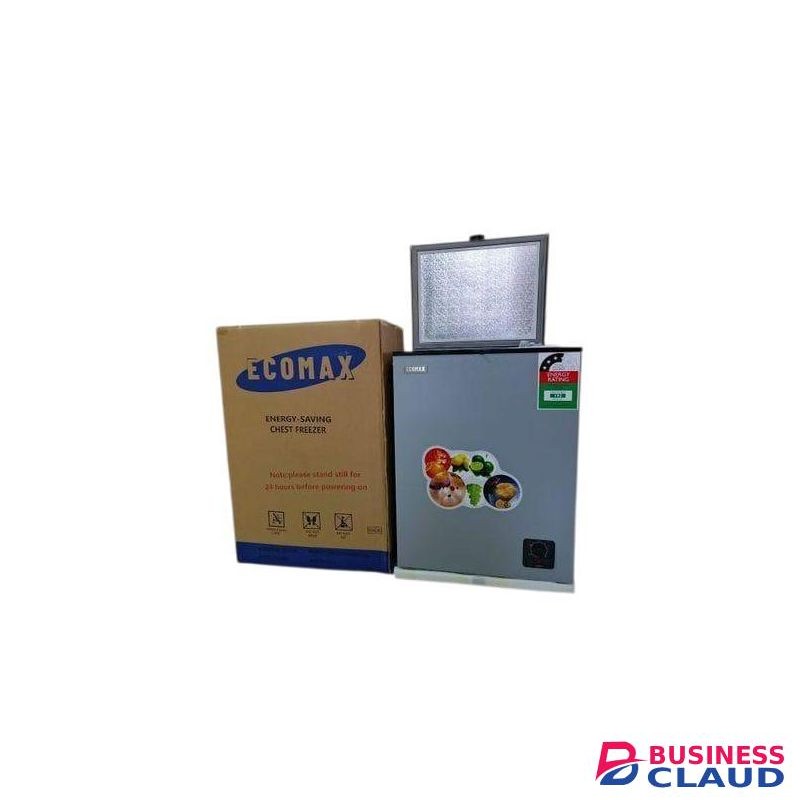 Ecomax 119L Chest Freezer with Fridge Guard – Low Energy Consumption, Fast Freezing, Large Capacity Deep Freezer
