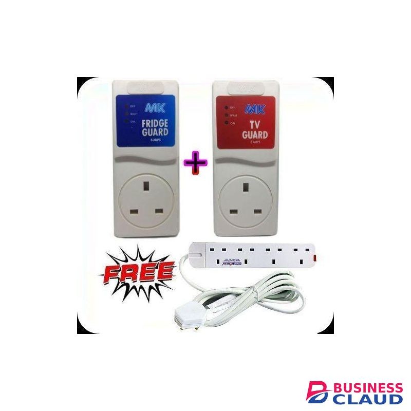 MK tv guard with free fridge guard and extension, Fridge Guard+ TV Guard +Free 4 Way Extension
