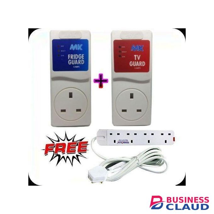 MK tv guard with free fridge guard and extension, Fridge Guard+ TV Guard +Free 4 Way Extension