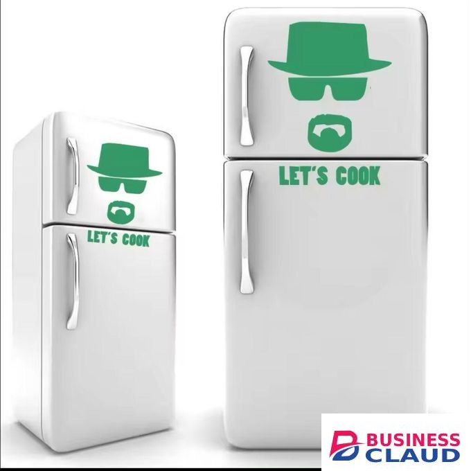 15cm Breaking bad heisenberg fridge decal stickers vinyl decal stickers car,motorcycle, fridge sticker