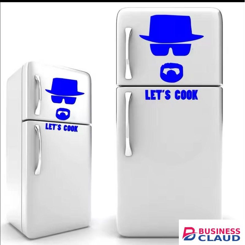 15cm Breaking bad heisenberg fridge decal stickers vinyl decal stickers car,motorcycle, fridge sticker