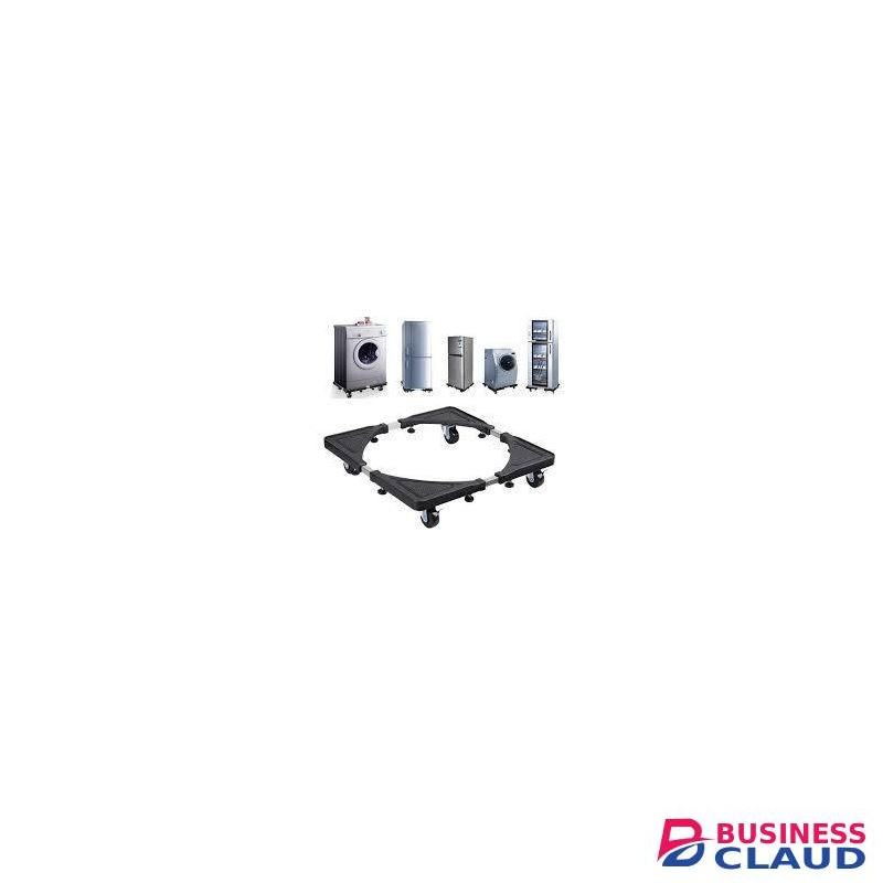 Washing Machine Stand with Wheels, Movable Fridge Stand Adjustable Washer Stand Movable Dryers Base 40-63cm for Dryers, Refrigerators, Freezers