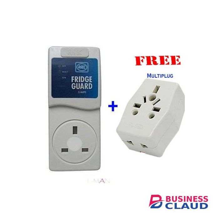 MK Electronics Fridge Guard, Surge Protector + FREE Multi Plug