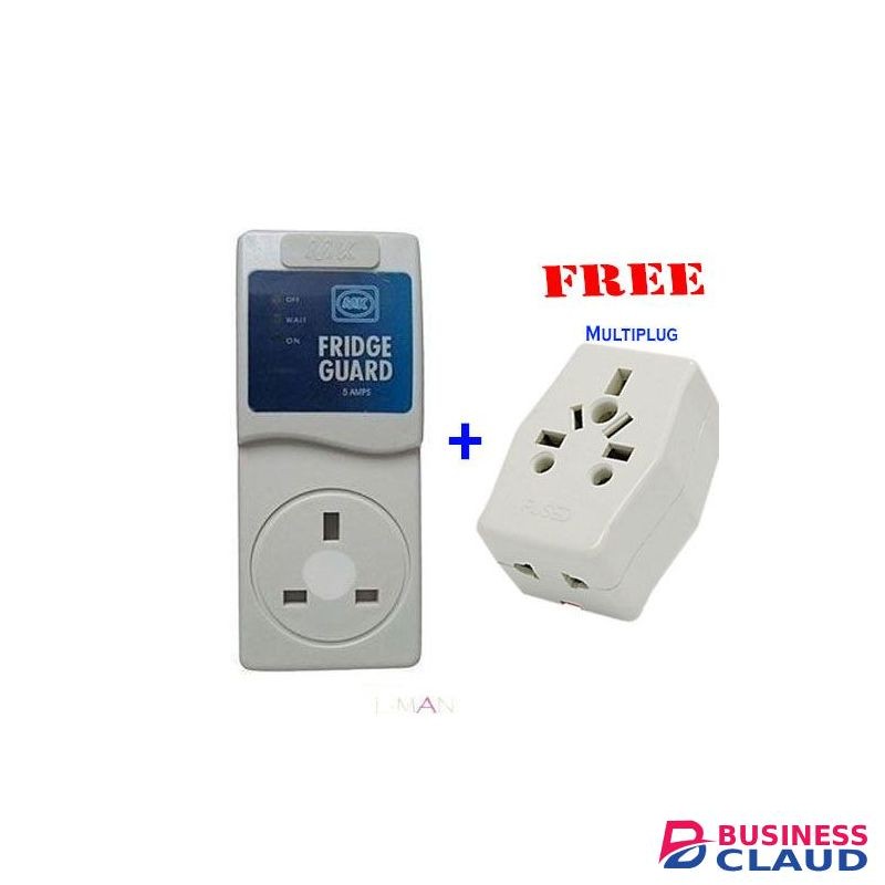 MK Electronics Fridge Guard, Surge Protector + FREE Multi Plug