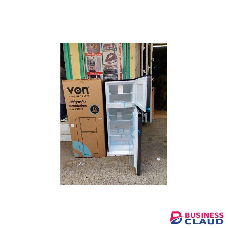 VON Double Door Refrigerator – 175 Litres, Direct Cool