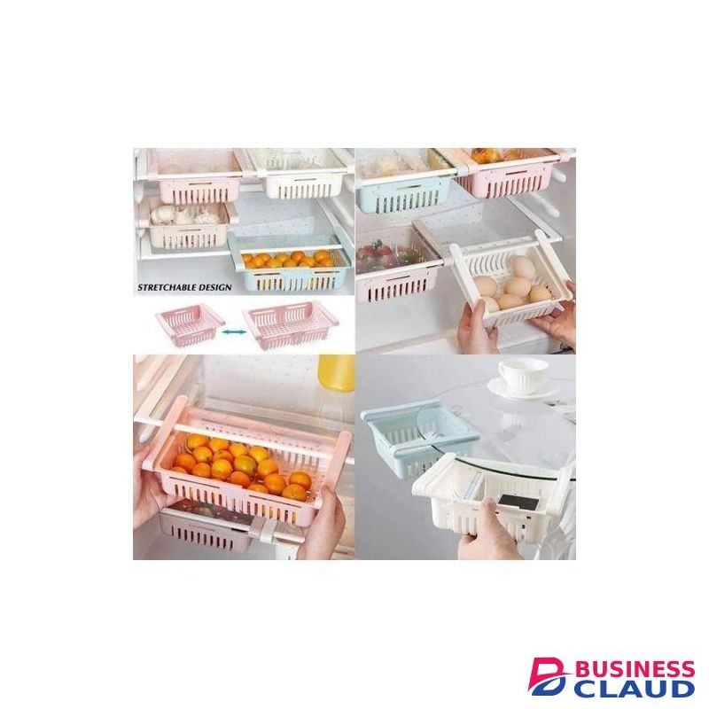 Adjustable Refrigerator Organizer Drawer Basket, Assorted