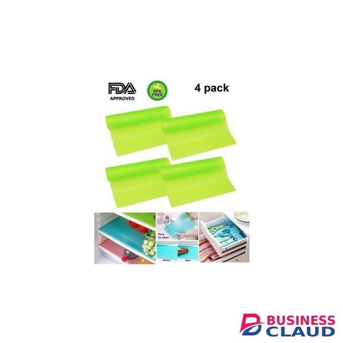 4 Pack Washable Refrigerator Mats