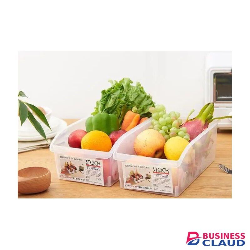 1 Pc Clear Plastic Refrigerator Food Storage Container