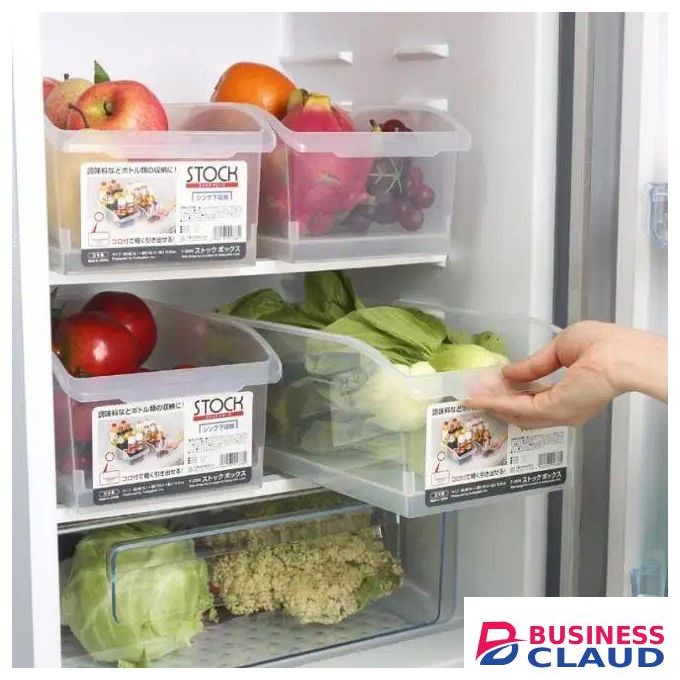 1 Pc Clear Plastic Refrigerator Food Storage Container