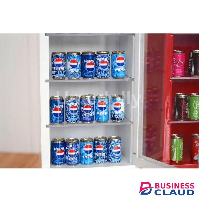 112 MINI Dollhouse Miniature Supermarket Store Refrigerator