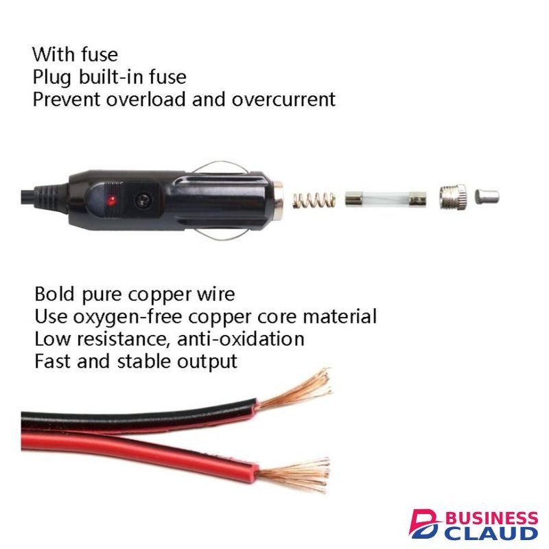 Car Compressor Refrigerator Line 12/24V Semiconductor Power Cord