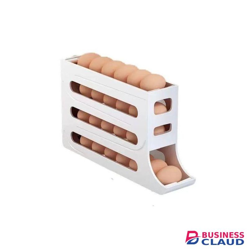 4 Layer Egg Holder for Refrigerator Door -30Eggs