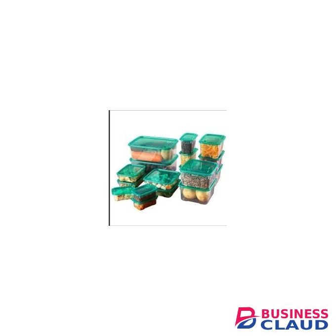 17 Piece Fresh Keeping Food Storage Container Set with Airtight Lids for Kitchen and Refrigerator Organization