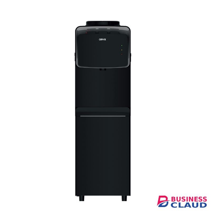 Oryx Water Dispenser, Standing, Hot, Normal & Cold (3 Taps),With Refrigerator, Black