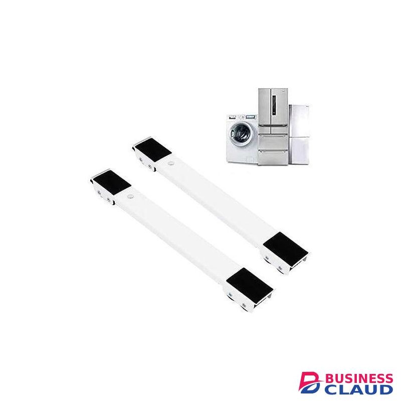 Washing Machine Dryer Units Stand,Washing Machine Base Stand,Multifunctional Movable Base for Refrigerator/Washing Machine/Cupboard/Sofa Etc.Non-slip With Lock,Adjustable Length