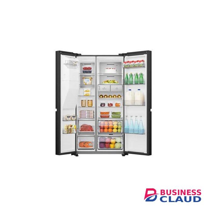 Hisense REF628DR 628L, INFINITE SIDE BY SIDE REFRIGERATOR ZERO FROST TOUCH ELECTRONIC CONTROL WIFI +APP METAL COOLING