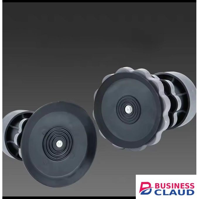 4Pcs Heavy Duty Adjustable Height Washing Machine Anti Vibration Pads Shock Absorbing Non Slip Feet for Refrigerator and Furniture Stability Protector