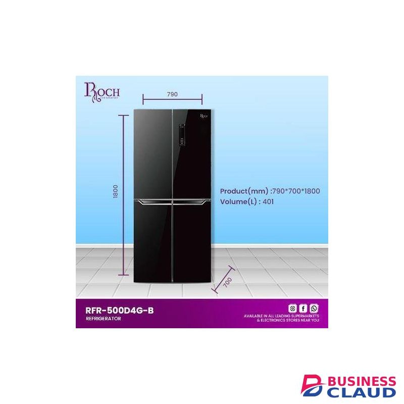 Roch Side By Side (401 Ltrs.) - Black (1YR WRTY)