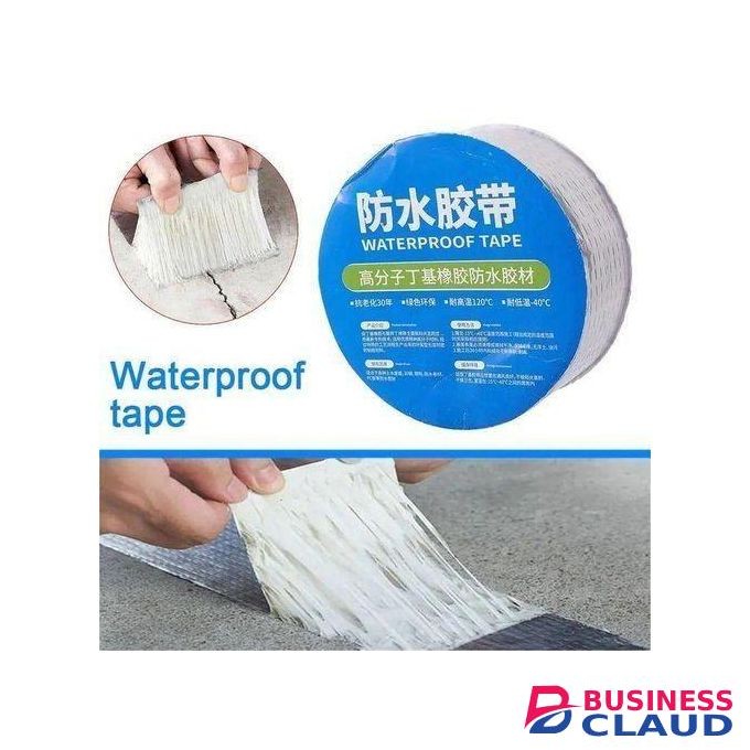 Aluminium Foil Tape Heat Resistant Strong Stickiness Pipes Refrigerator Repairing Waterproof Silver-10CM X 5M
