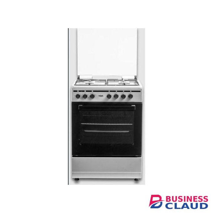 VON 60*60 3+1 cooker, Turbo Fan, 5 Function Oven, Flame Failure Sensor, Rapid Hot plate