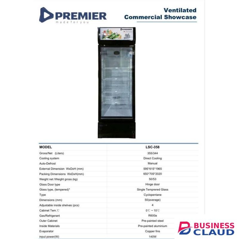 Premier 358L Showcase Chiller