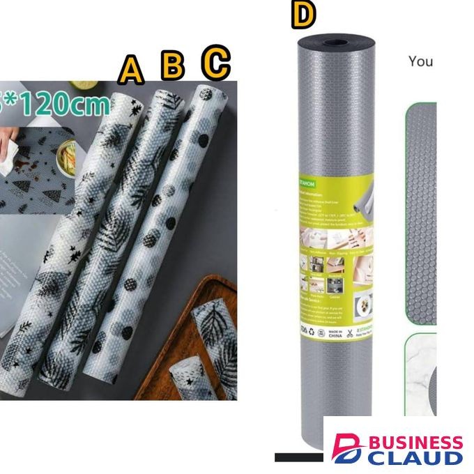 Waterproof Kitchen Cabinet Liner, Anti-Slip Shelf Mat, Desk & Drawer Protector, Multipurpose Non-Adhesive Shelf Liner, Refrigerator Mat, Drawer Organizer