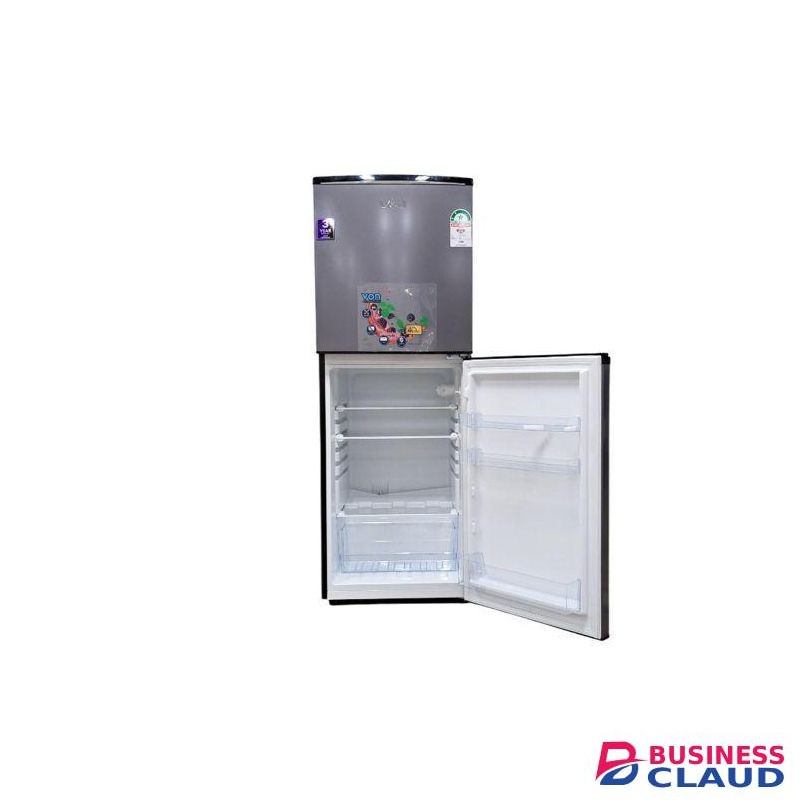 VON VRT-195DRHS Double Door Direct Cool - 195L, Dark Silver WITH FREE GIFT (1YR WRTY)