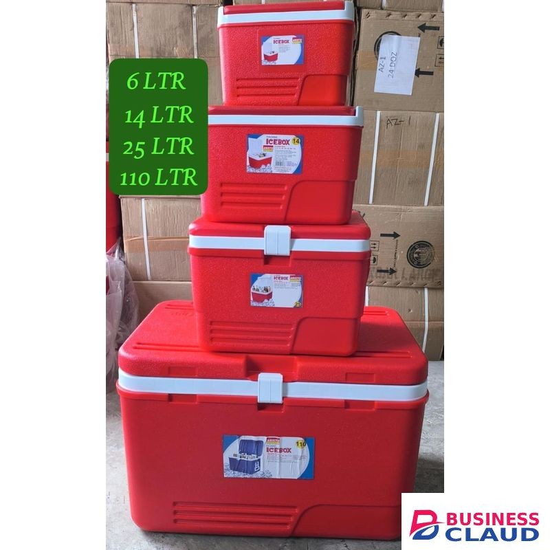 14L Portable Ice Box Cooler, High-Quality Insulated Cooler for Outdoor Camping, Picnic, Travel, and Beverage Storage, Durable Leak-Proof Design with Easy Carry Handle