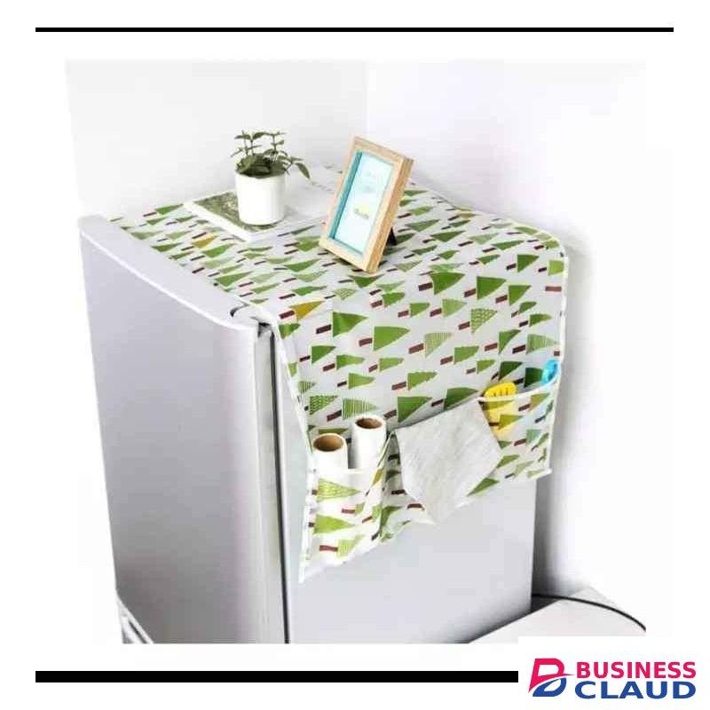 Fridge Cover Fabric Organizer