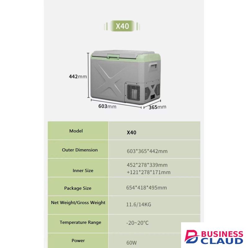 Alpicool 40 LITERS CAR FRIDGE & FREEZER