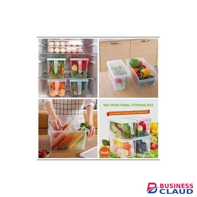 Plastic fridge container/cereal storage