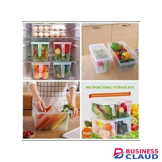 Plastic fridge container/cereal storage